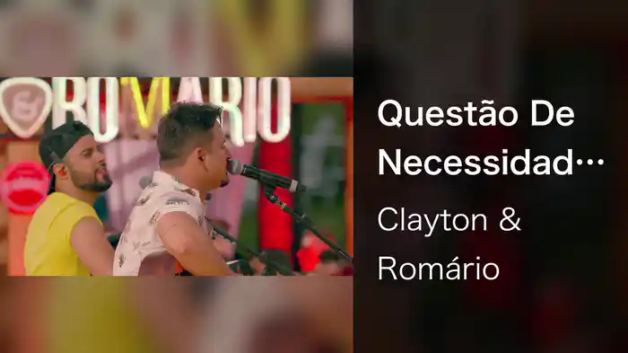 Questão De Necessidade (Ao Vivo Em Divinópolis / 2021)