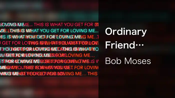 Ordinary Friend (Visualizer)