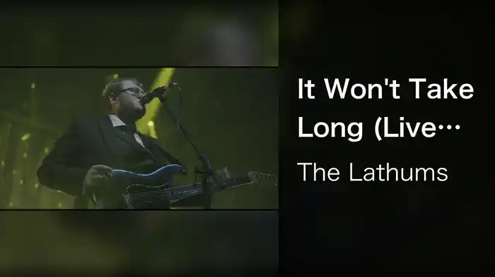 It Won't Take Long (Live From Victoria Warehouse)