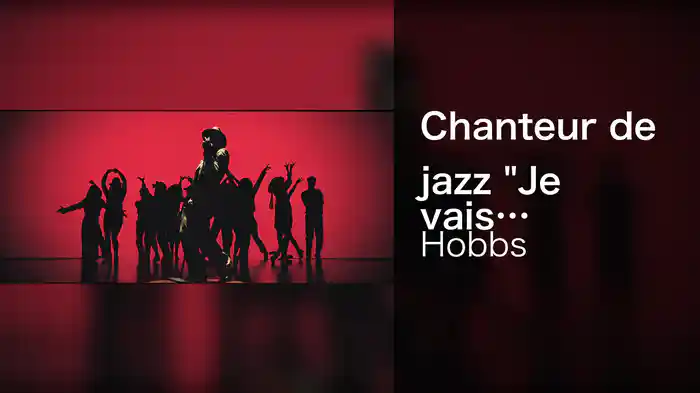 Chanteur de jazz "Je vais t’aimer, la comédie musicale"