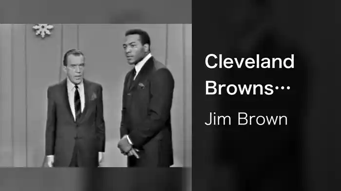 Cleveland Browns Football Player (Live On The Ed Sullivan Show, December 20, 1964)