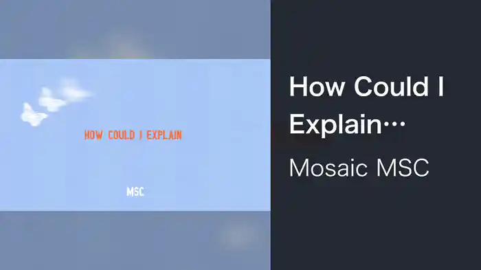 How Could I Explain (Audio)