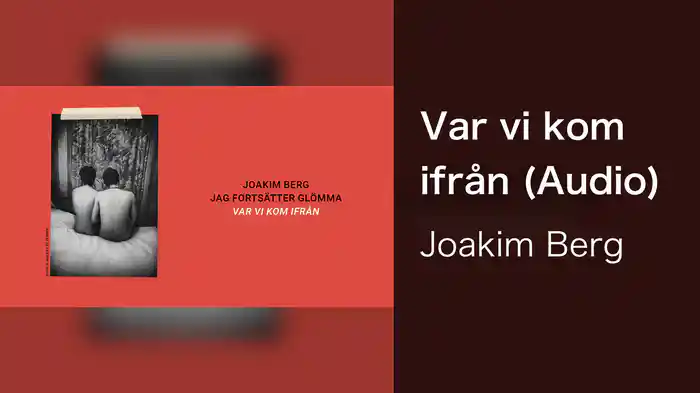 Var vi kom ifrån (Audio)