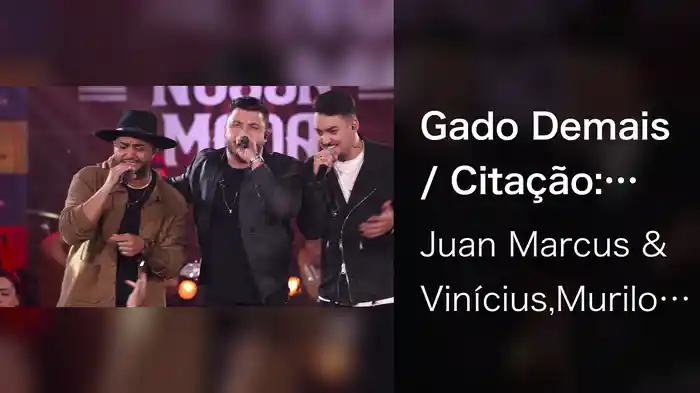 Gado Demais / Citação: Jogado Na Rua (Ao Vivo Em Goiânia / 2022)