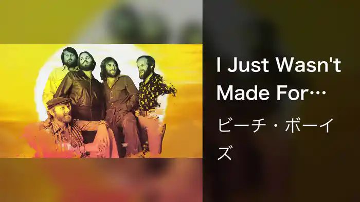 I Just Wasn't Made For These Times (Visualizer)