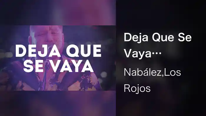 Deja Que Se Vaya (LETRA)