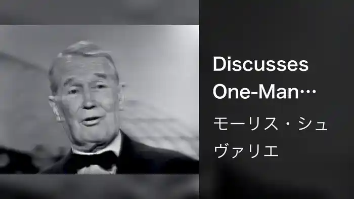 Discusses One-Man Broadway Show (Live On The Ed Sullivan Show, February 3, 1963)