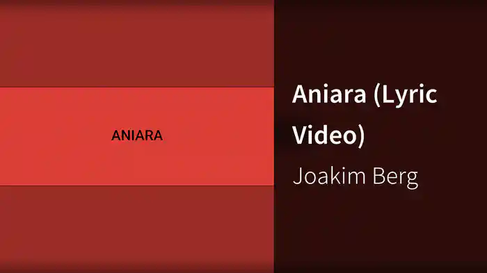 Aniara (Lyric Video)