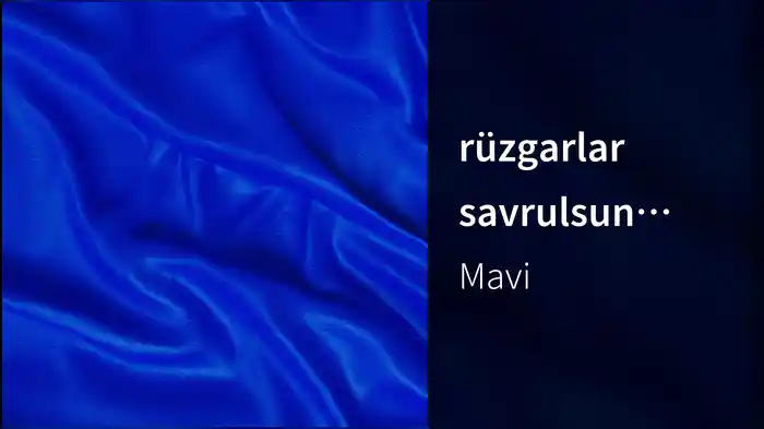 rüzgarlar savrulsun (Audio)