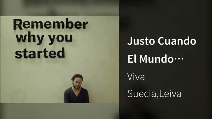Justo Cuando El Mundo Apriete