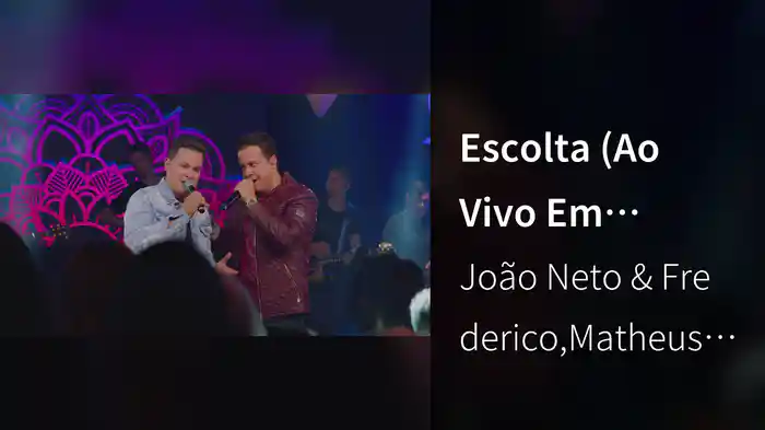 Escolta (Ao Vivo Em Goiânia / 2022)
