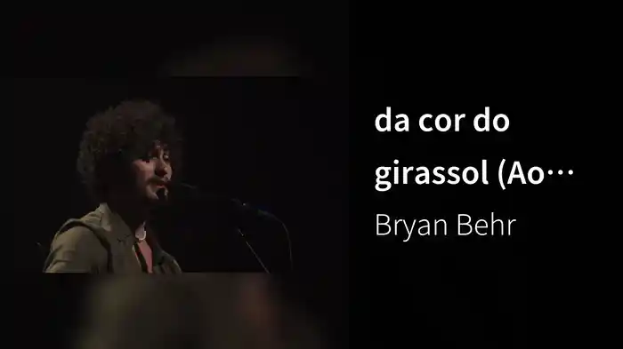 da cor do girassol (Ao Vivo Em São Paulo / 2022)