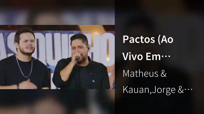 Pactos (Ao Vivo Em Goiânia / 2022)