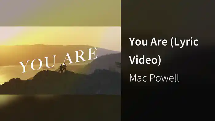 You Are (Lyric Video)