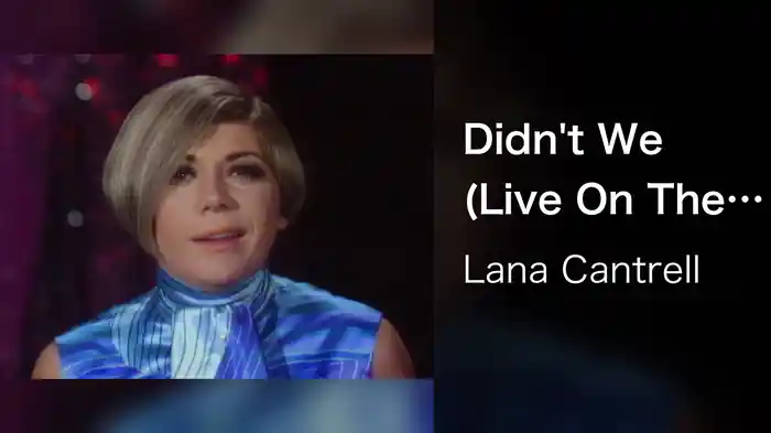 Didn't We (Live On The Ed Sullivan Show, October 20, 1968)