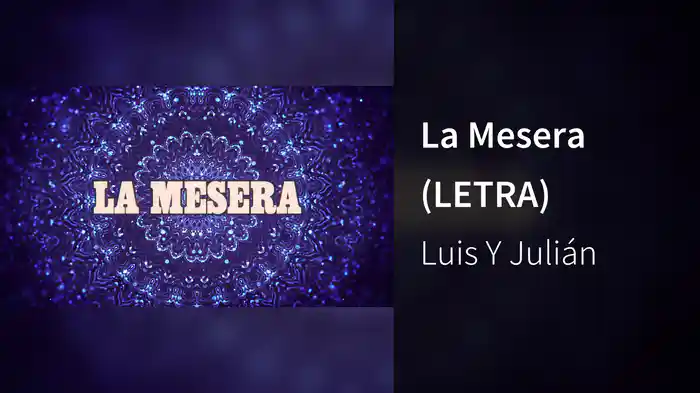 La Mesera (LETRA)