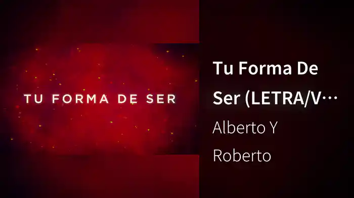 Tu Forma De Ser (LETRA/Version Cumbia)