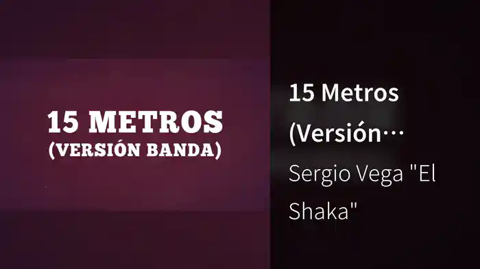 15 Metros (Versión Banda/ LETRA)