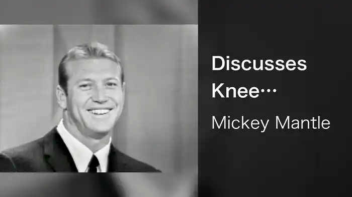 Discusses Knee Operation (Live On The Ed Sullivan Show, January 12, 1964)