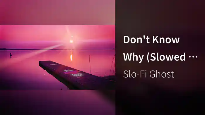 Don't Know Why (Slowed + Reverb / Visualiser)