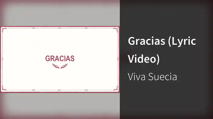 Gracias (Lyric Video)
