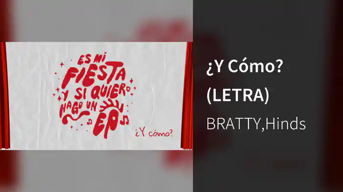 ¿Y Cómo? (LETRA)