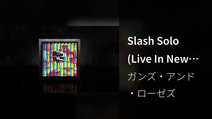Slash Solo (Live In New York, Ritz Theatre - May 16, 1991 / Visualizer)