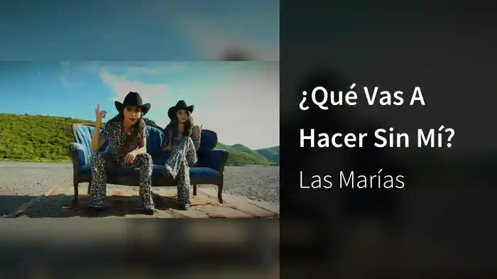 ¿Qué Vas A Hacer Sin Mí?