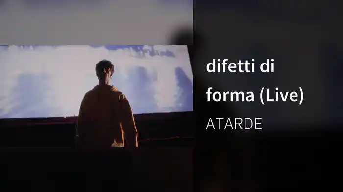 difetti di forma (Live)