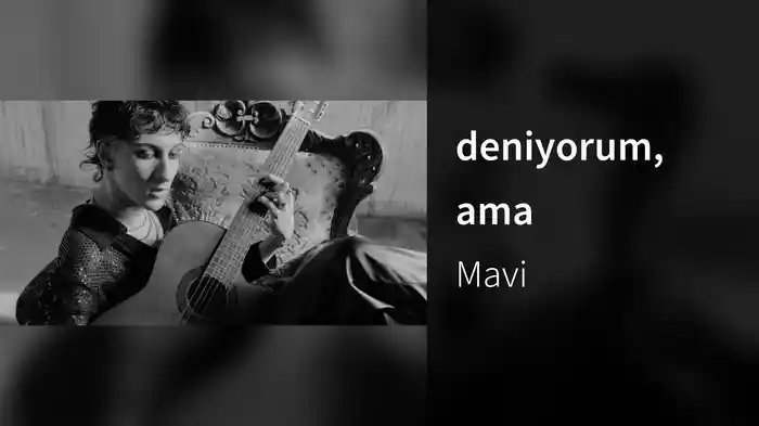 deniyorum, ama