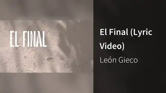El Final (Lyric Video)