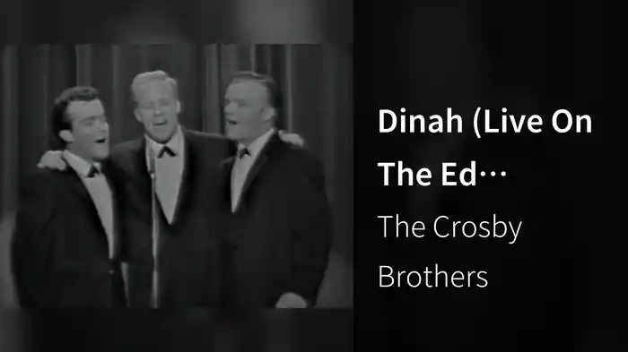 Dinah (Live On The Ed Sullivan Show, February 25, 1962)
