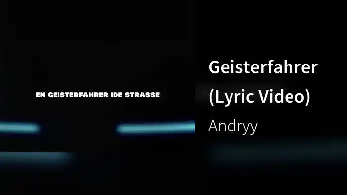 Geisterfahrer (Lyric Video)