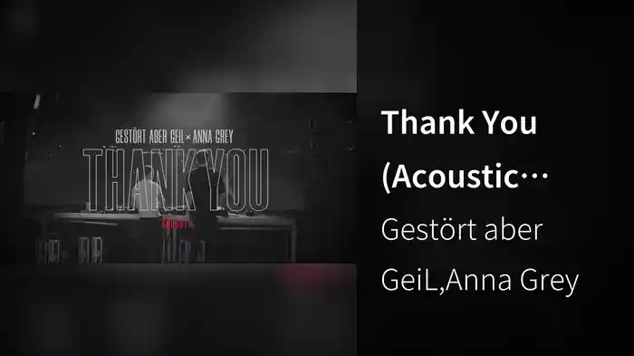 Thank You (Acoustic Version / Lyric Video)