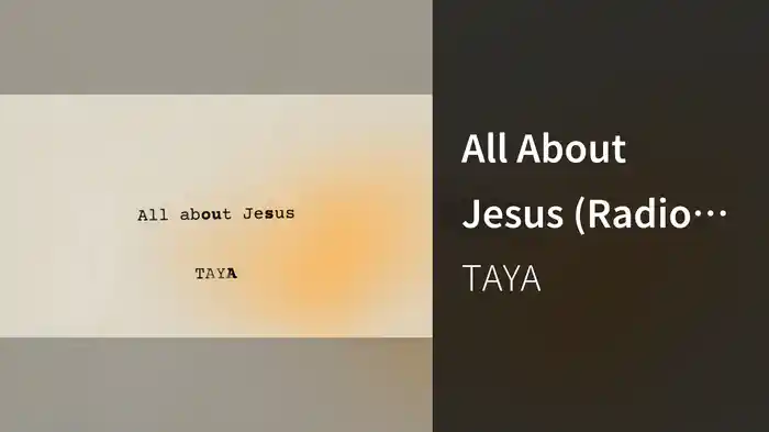 All About Jesus (Radio Version / Lyric Video)