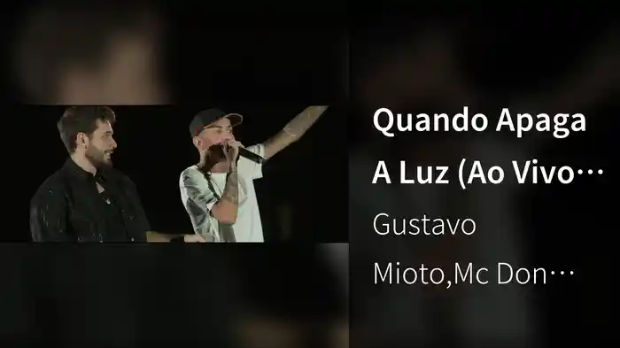 Quando Apaga A Luz (Ao Vivo Em Recife / 2022)