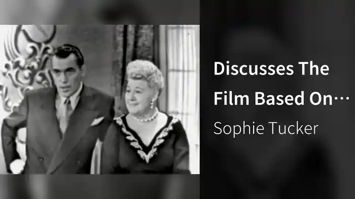 Discusses The Film Based On Her Life Story (Live On The Ed Sullivan Show, October 12, 1952)