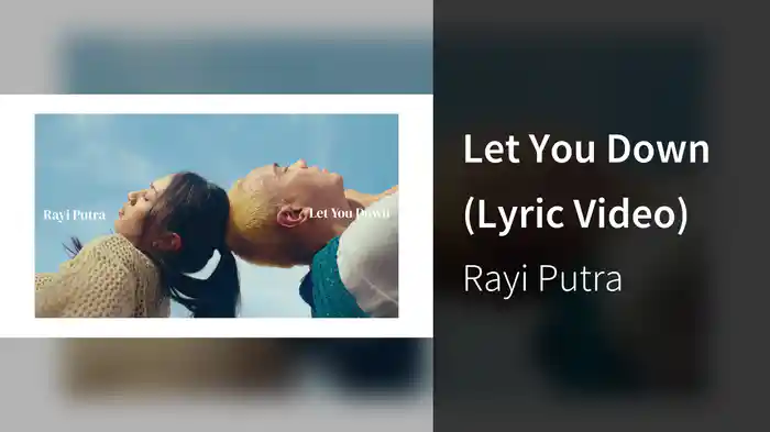 Let You Down (Lyric Video)