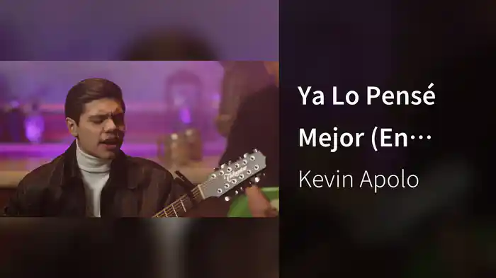 Ya Lo Pensé Mejor (En Vivo)