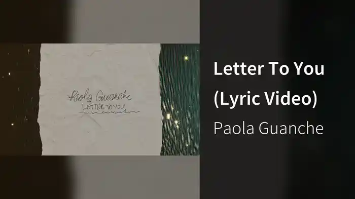 Letter To You (Lyric Video)