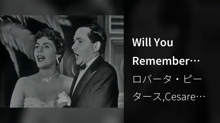Will You Remember (Sweetheart) (Live On The Ed Sullivan Show, November 21, 1954)