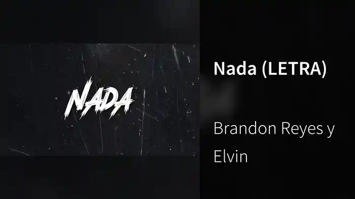 Nada (LETRA)