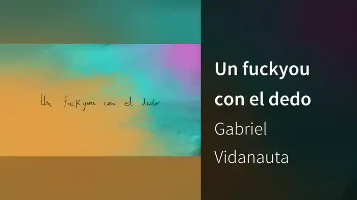 Un fuckyou con el dedo