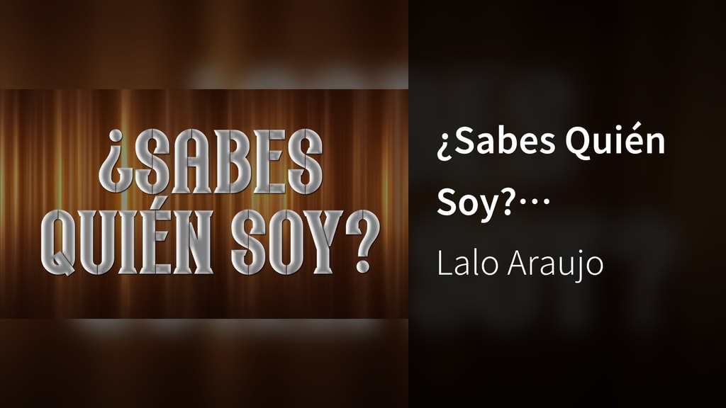 ¿Sabes Quién Soy? (LETRA/En Vivo)(音楽・ライブ / 2023) - 動画配信 | U-NEXT 31日間無料 ...