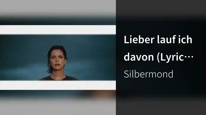Lieber lauf ich davon (Lyric Video)