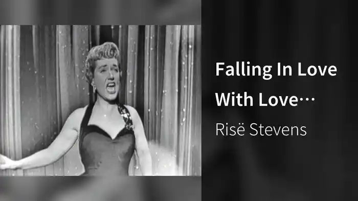 Falling In Love With Love (Live On The Ed Sullivan Show,November 6, 1955)