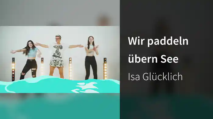 Wir paddeln übern See