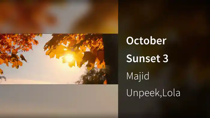 October Sunset 3