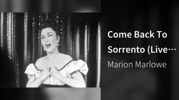 Come Back To Sorrento (Live On The Ed Sullivan Show, April 24, 1955)