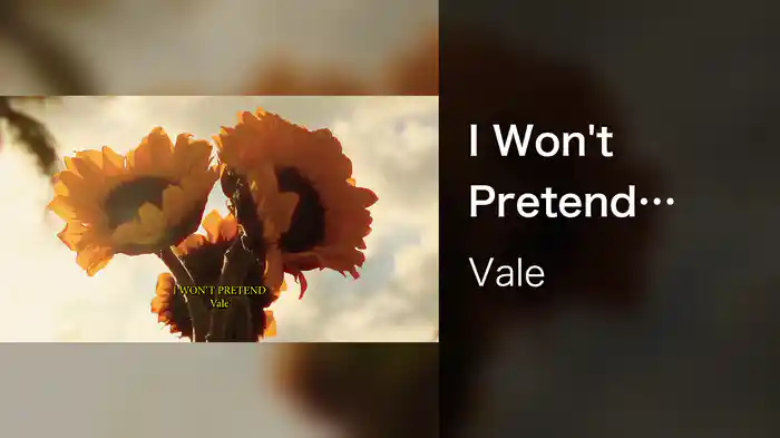I Won't Pretend (Lyric Video)